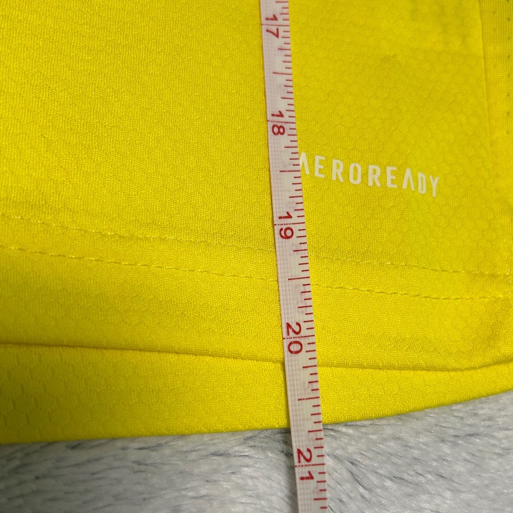 adidas Yellow Colombia Kids Soccer Jersey with Red and Blue Trim - Picture 6 of 16